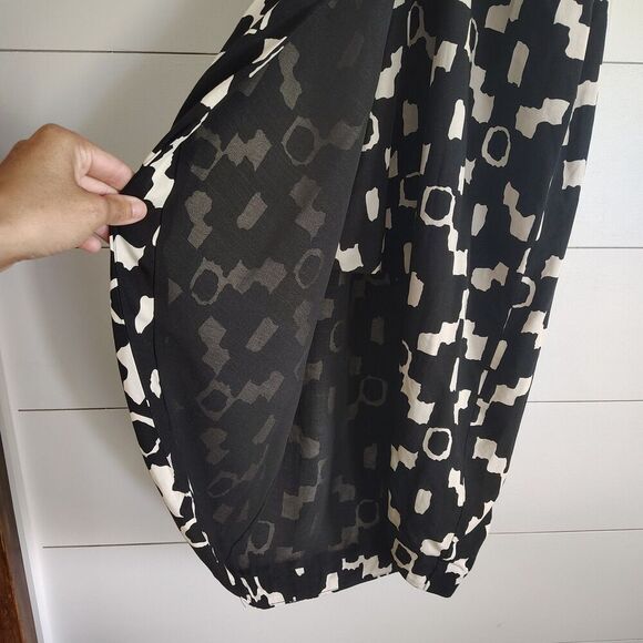 ASTR The Label Halter Cutout Midi Dress Small Puff Sleeve Open Back - Picture 4 of 11